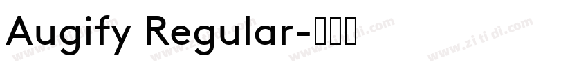 Augify Regular字体转换